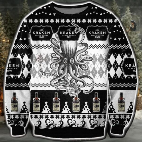 Kraken Rum Christmas Ugly Sweater