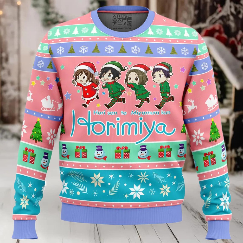 Kyouko And Friends Horimiya Ugly Christmas Sweater Kyouko And Friends Horimiya Ugly Christmas Sweater