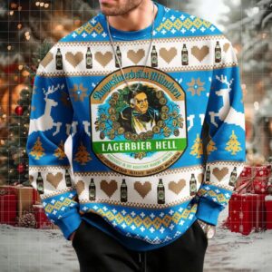 Langerbier Hell Christmas Heart Ugly Sweater