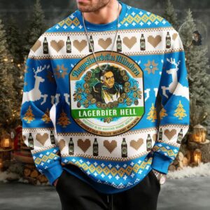 Langerbier Hell Christmas Heart Ugly Sweater