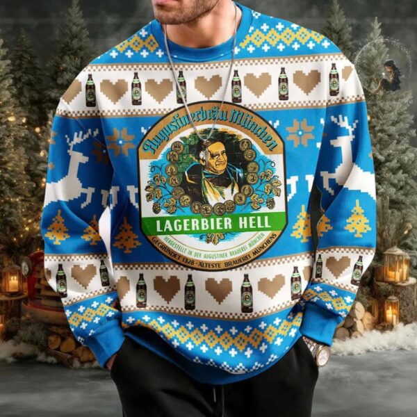 Langerbier Hell Christmas Heart Ugly Sweater