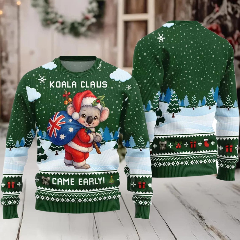 2025 Koala Claus Came Early Ugly Christmas Sweater 2025 Koala Claus Came Early Ugly Christmas Sweater