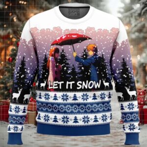 Let it Snow The Pet Girl Of Sakurasuo Ugly Christmas Sweater