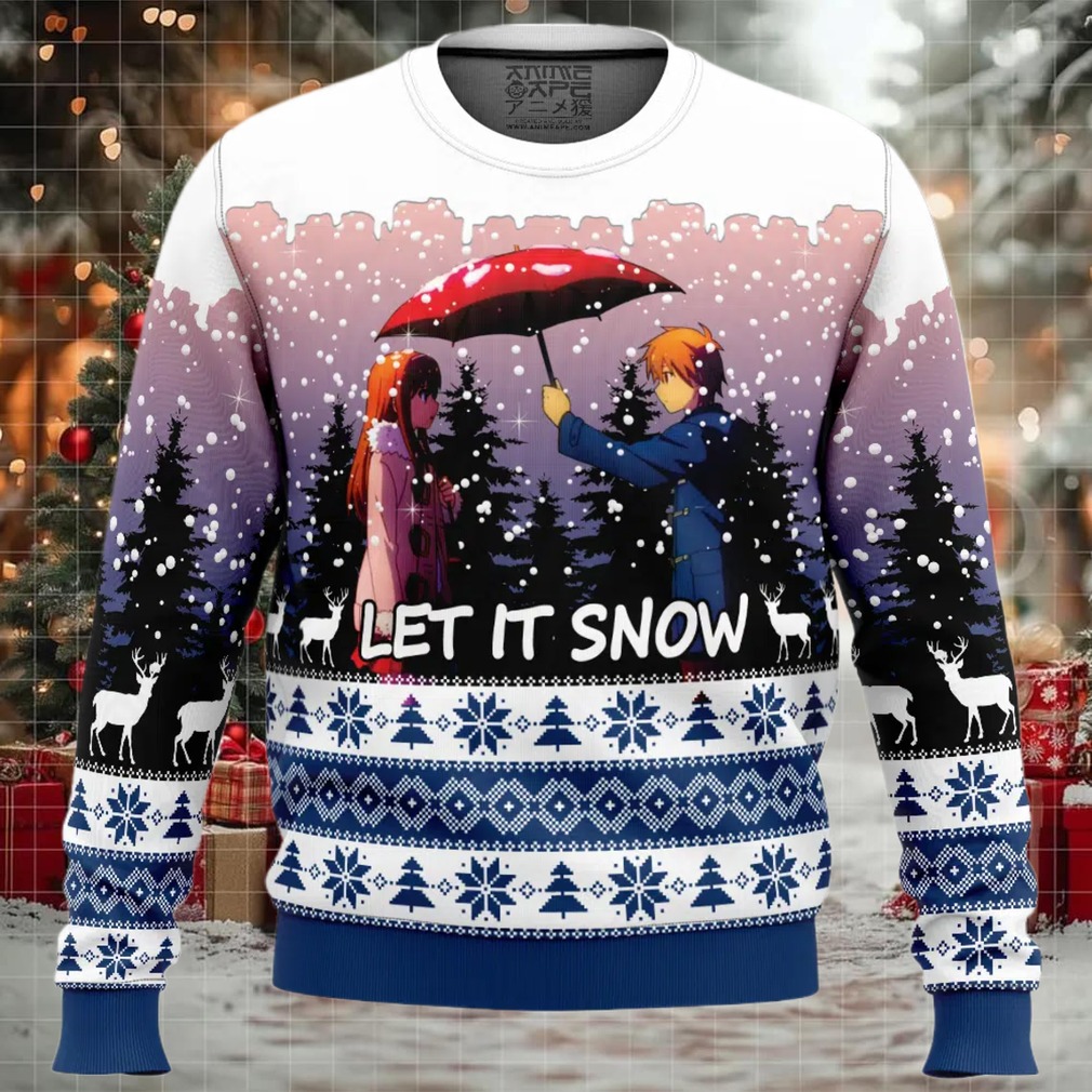 Let it Snow The Pet Girl Of Sakurasuo Ugly Christmas Sweater