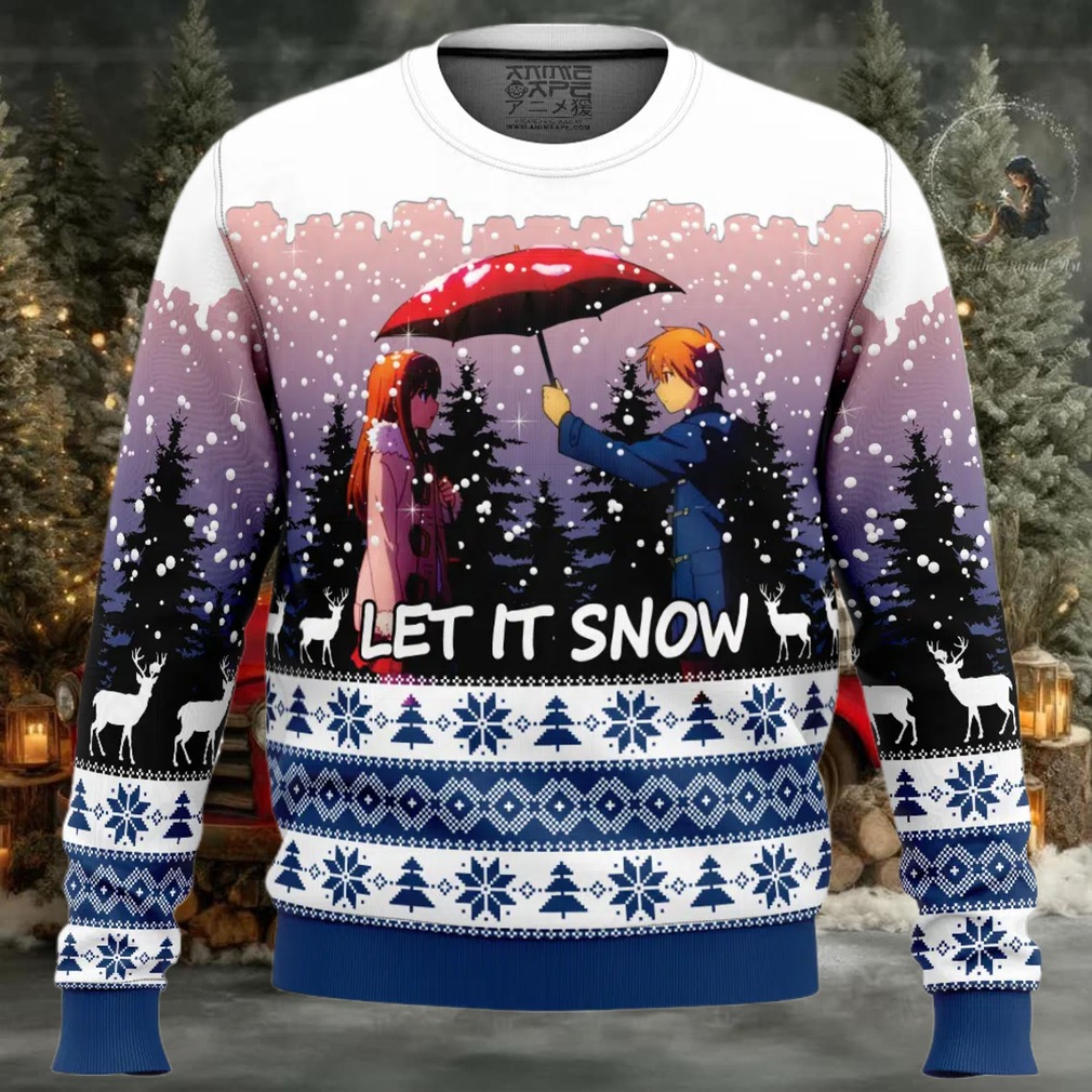 Let it Snow The Pet Girl Of Sakurasuo Ugly Christmas Sweater