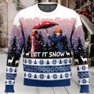 Let it Snow The Pet Girl Of Sakurasuo Ugly Christmas Sweater