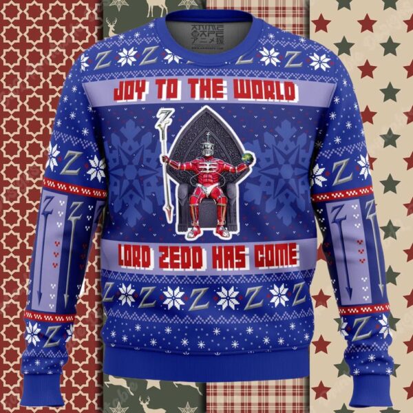 Lord Zedd Has Come Power Rangers Ugly Christmas Sweater