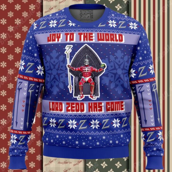 Lord Zedd Has Come Power Rangers Ugly Christmas Sweater