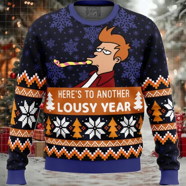 Lousy Year Futurama Ugly Christmas Sweater