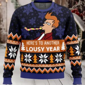 Lousy Year Futurama Ugly Christmas Sweater