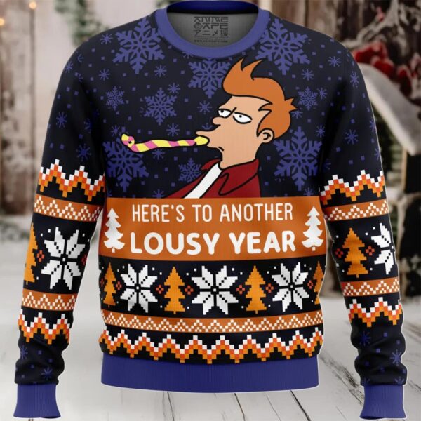 Lousy Year Futurama Ugly Christmas Sweater