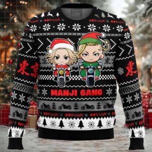 Manji Gang Tokyo Revengers Ugly Christmas Sweater
