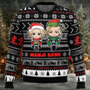 Manji Gang Tokyo Revengers Ugly Christmas Sweater