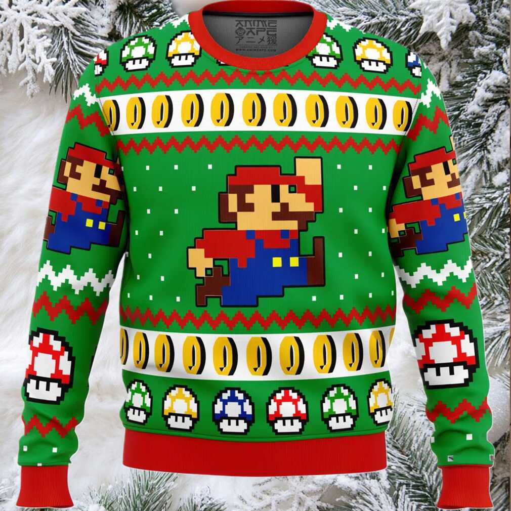 Mario Bros Jump Ugly Christmas Sweater