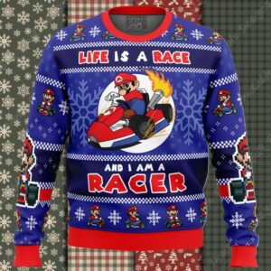 Mario Kart Racer Super Mario Bros. Ugly Christmas Sweater