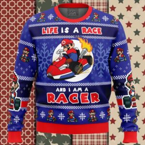 Mario Kart Racer Super Mario Bros. Ugly Christmas Sweater