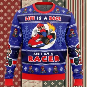 Mario Kart Racer Super Mario Bros. Ugly Christmas Sweater