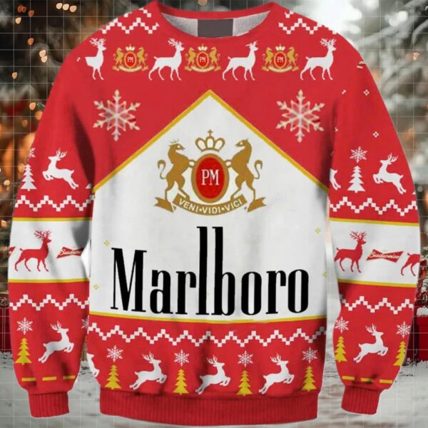 Marlboro Christmas Ugly Sweater