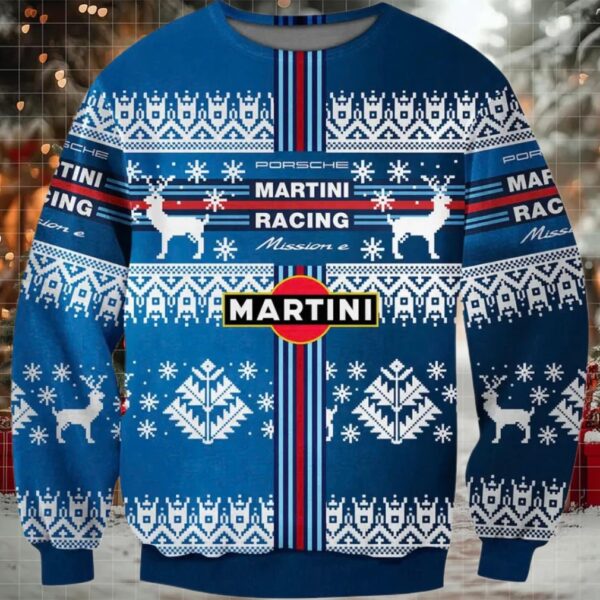 Martini Christmas Ugly Sweater