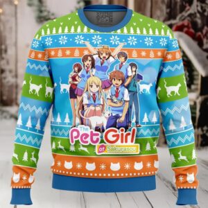 Mashiro and Friends The Pet Girl of Sakurasou Ugly Christmas Sweater