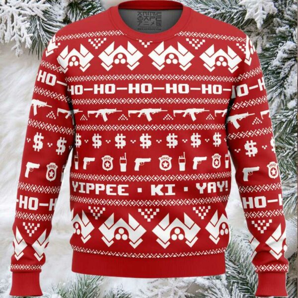 McClane Winter Die Hard Ugly Christmas Sweater