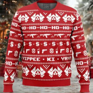 McClane Winter Die Hard Ugly Christmas Sweater