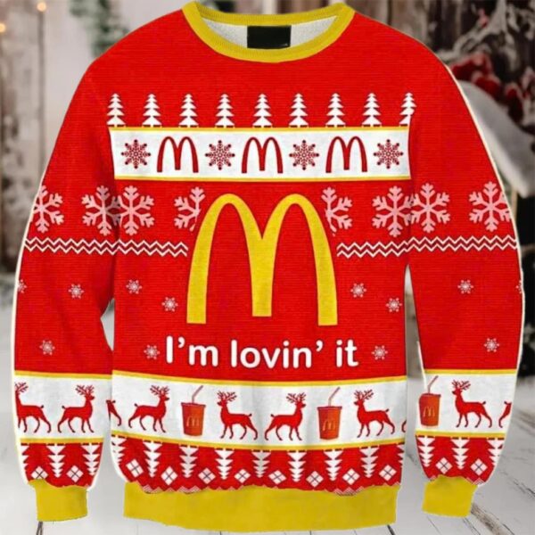 Mcdonald Christmas Ugly Sweater