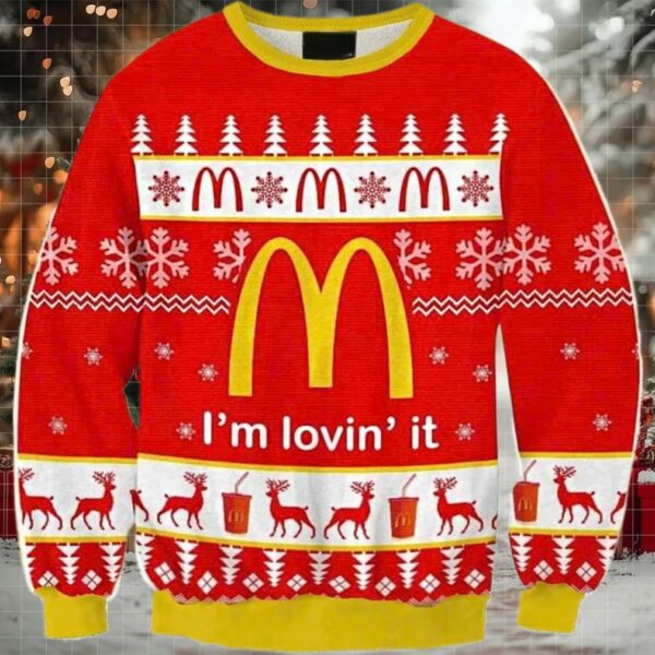 Mcdonald Christmas Ugly Sweater