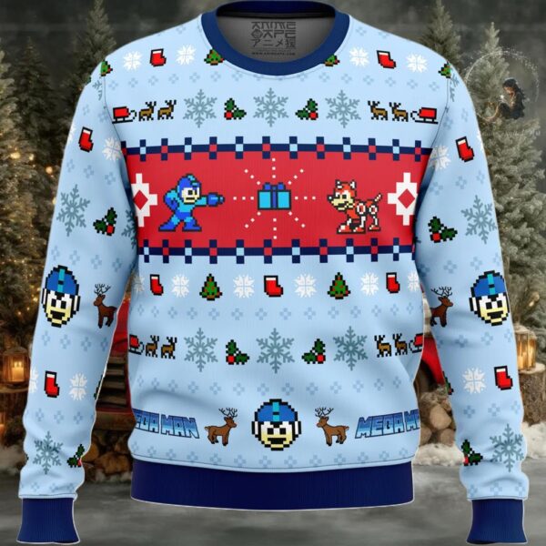 Mega Man Mega Holiday Ugly Christmas Sweater