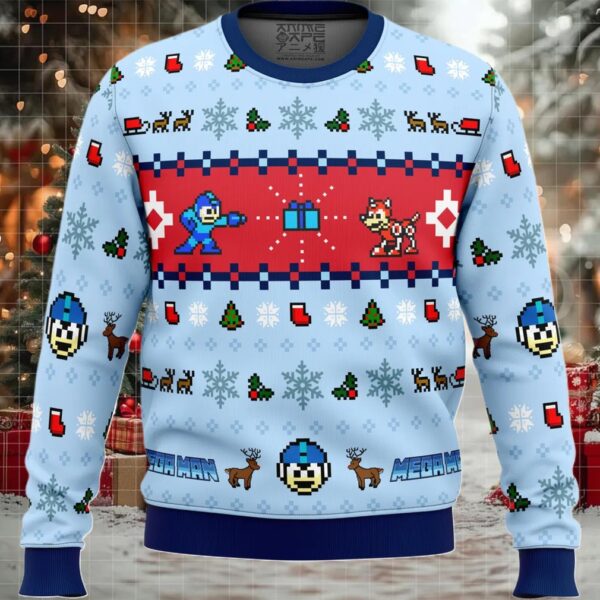 Mega Man Mega Holiday Ugly Christmas Sweater