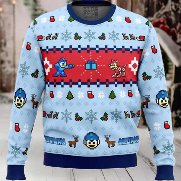 Mega Man Mega Holiday Ugly Christmas Sweater