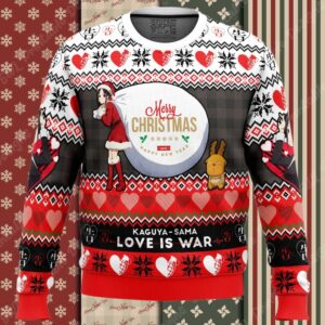 Merry Christmas And Happy New Year Kaguya Sama Love Is War Ugly Christmas Sweater