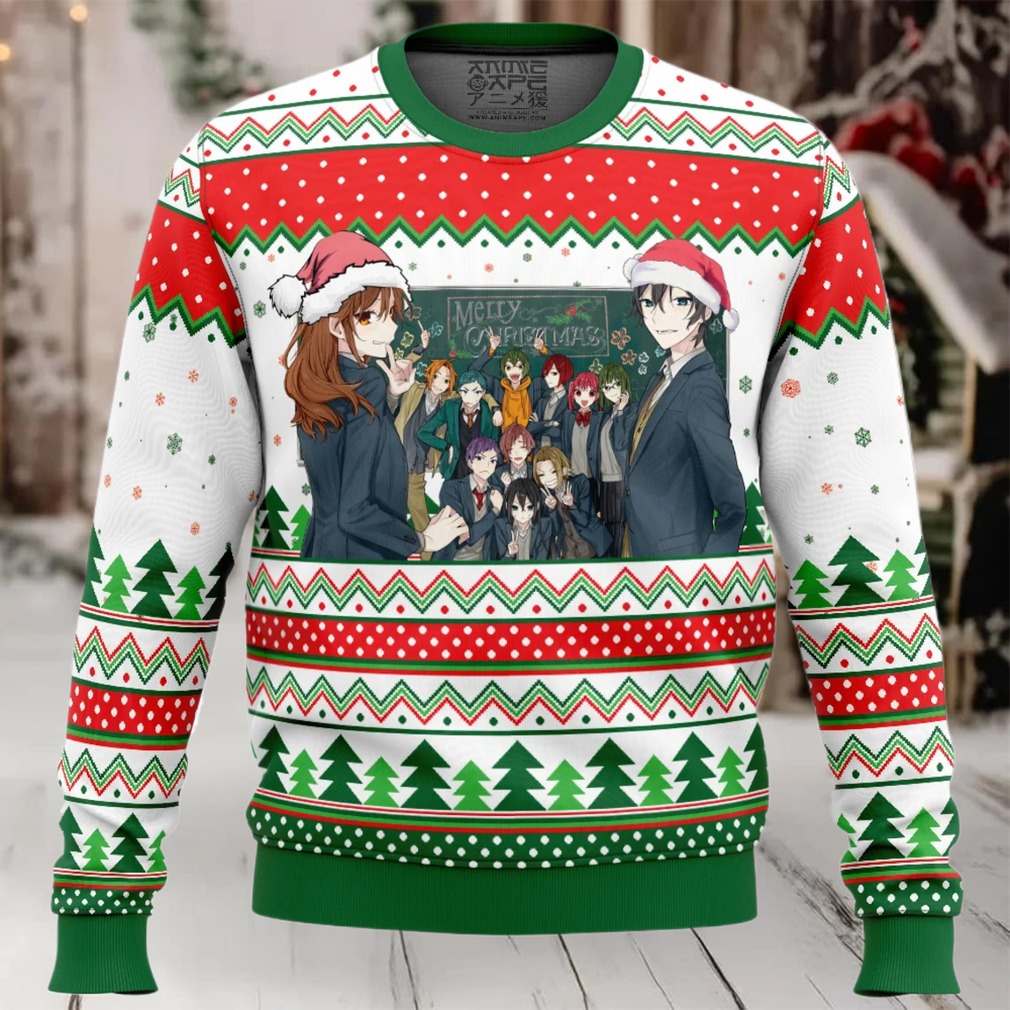 Merry Christmas Horimiya Ugly Christmas Sweater Merry Christmas Horimiya Ugly Christmas Sweater