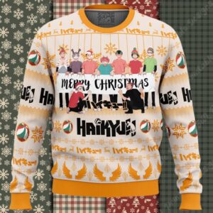 Merry Christmas Karasuno High Haikyuu!! Ugly Christmas Sweater