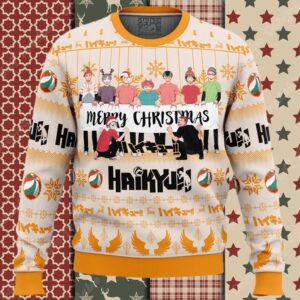 Merry Christmas Karasuno High Haikyuu!! Ugly Christmas Sweater