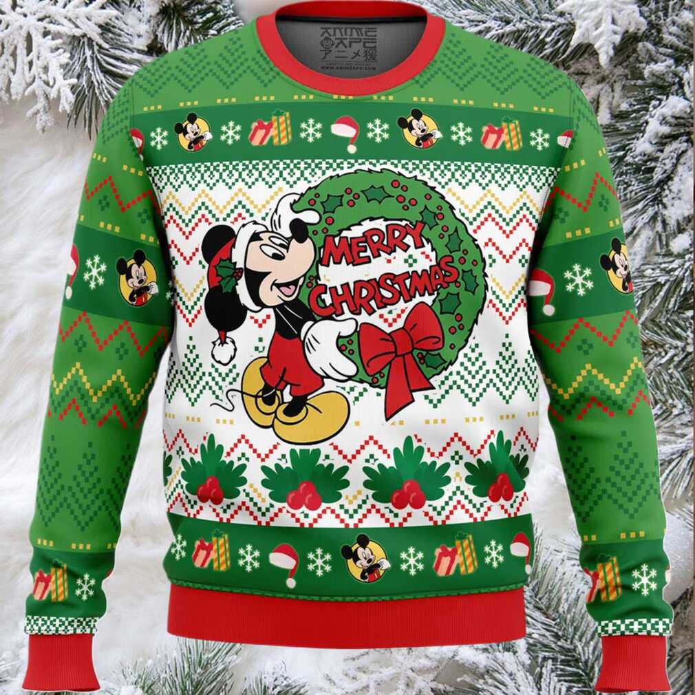 Merry Christmas Mickey Mouse Ugly Christmas Sweater