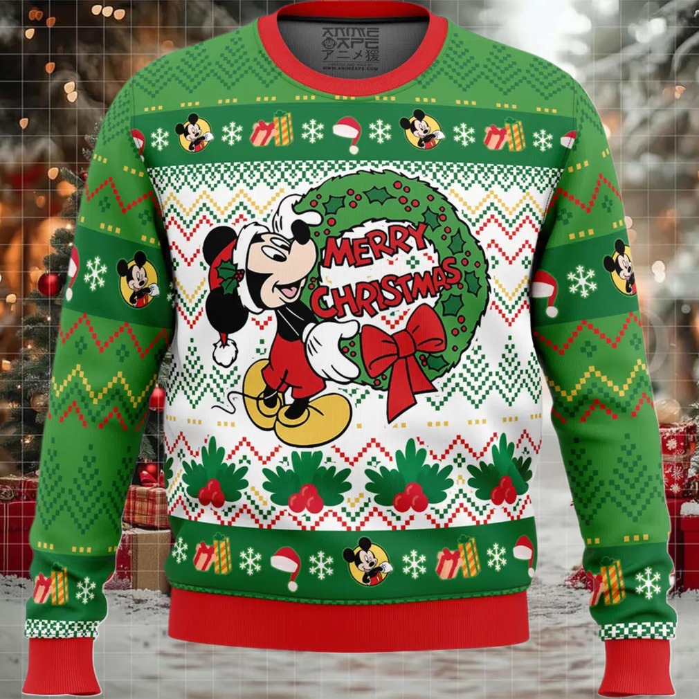Merry Christmas Mickey Mouse Ugly Christmas Sweater