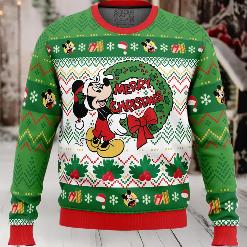 Merry Christmas Mickey Mouse Ugly Christmas Sweater Merry Christmas Mickey Mouse Ugly Christmas Sweater