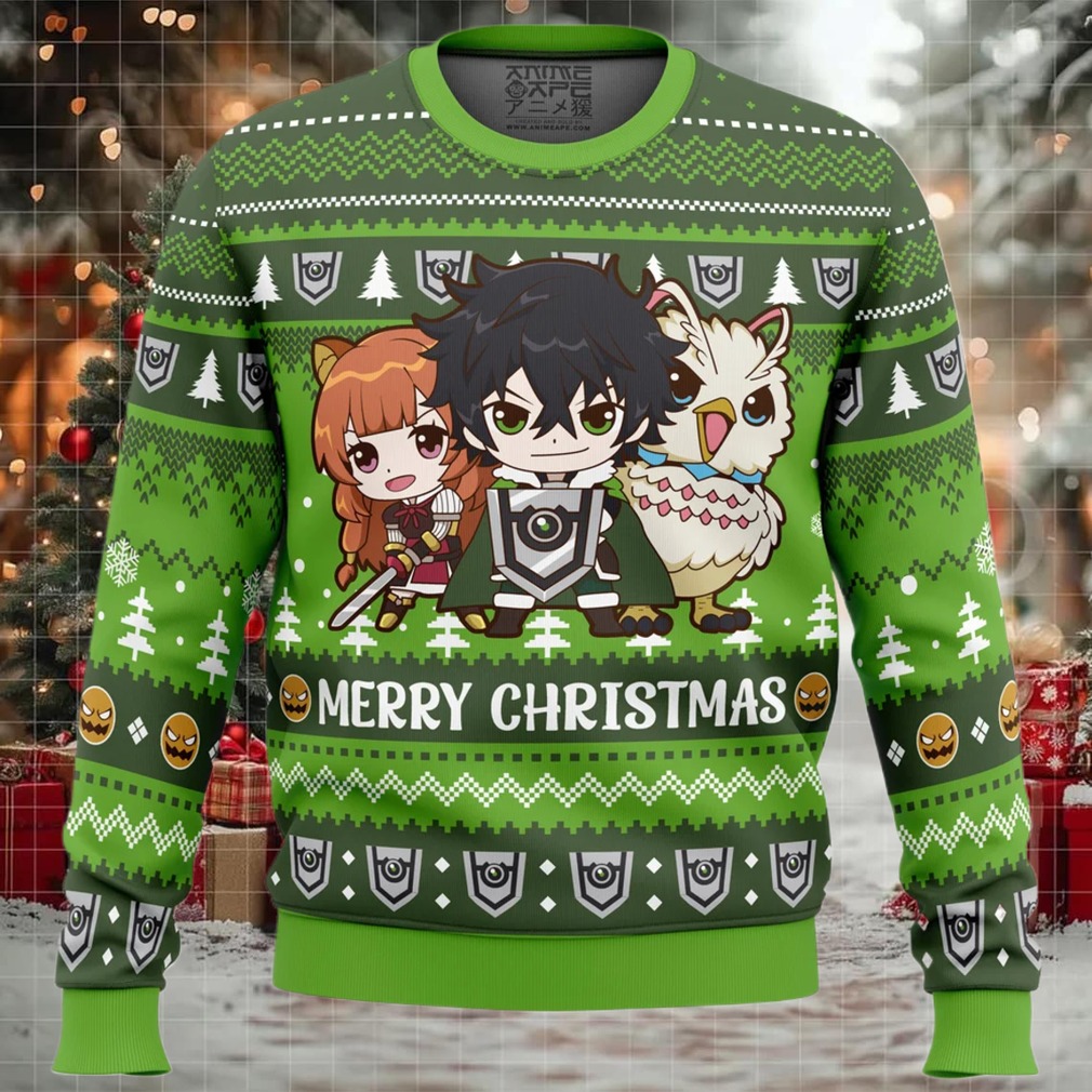 Merry Christmas Naofumi The Rising of the Shield Hero Ugly Christmas Sweater Image 1
