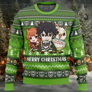 Merry Christmas Naofumi The Rising of the Shield Hero Ugly Christmas Sweater