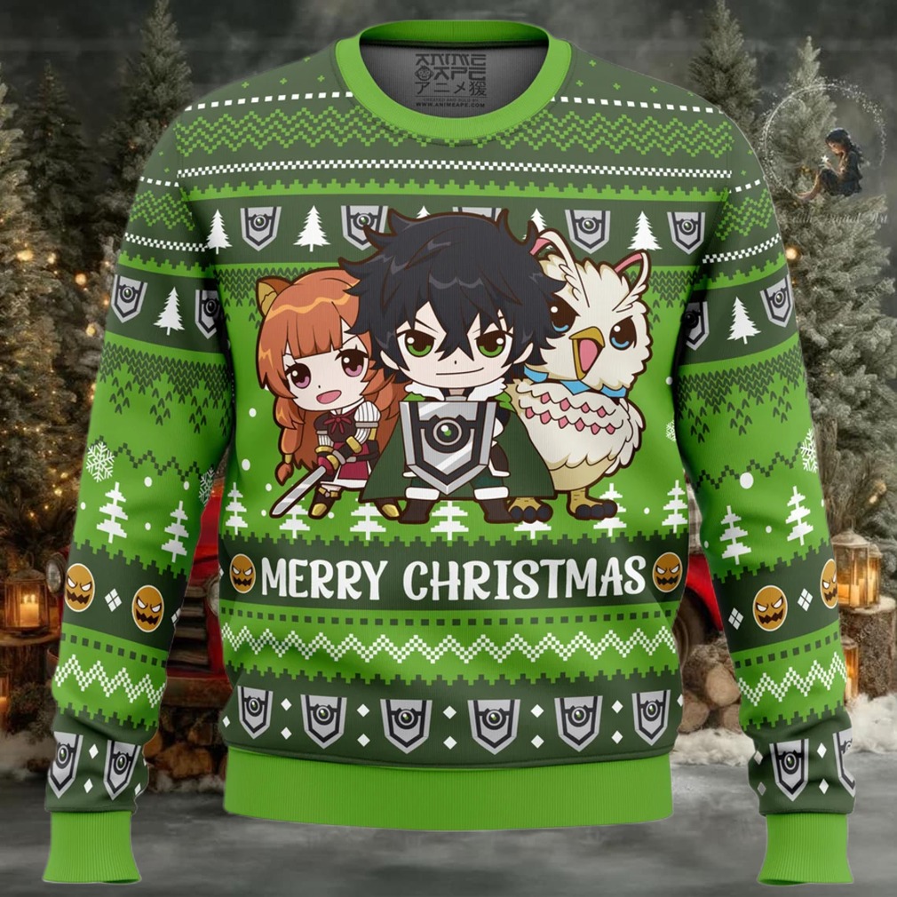 Merry Christmas Naofumi The Rising of the Shield Hero Ugly Christmas Sweater Image 2