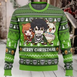Merry Christmas Naofumi The Rising of the Shield Hero Ugly Christmas Sweater