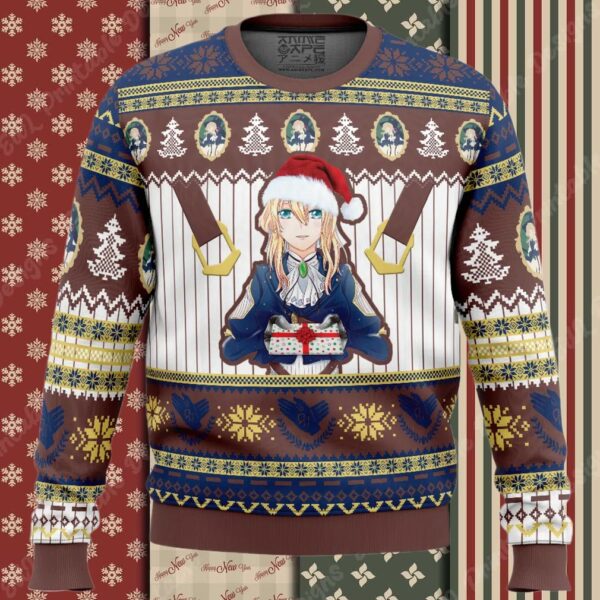 Merry Christmas Violet Evergarden Ugly Christmas Sweater