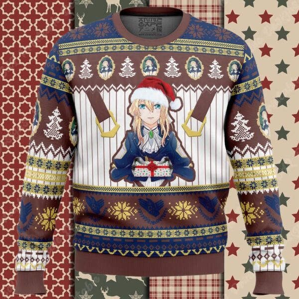 Merry Christmas Violet Evergarden Ugly Christmas Sweater