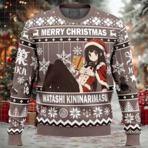 Merry Christmas Watashi Kininarimasu Hyouka Ugly Christmas Sweater