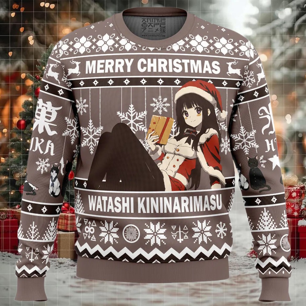 Merry Christmas Watashi Kininarimasu Hyouka Ugly Christmas Sweater