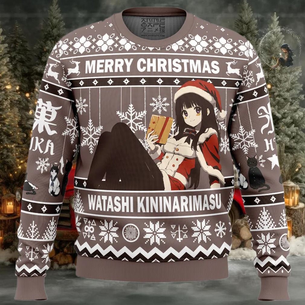 Merry Christmas Watashi Kininarimasu Hyouka Ugly Christmas Sweater