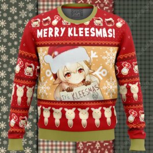 Merry Kleesmas Klee Genshin Impact Ugly Christmas Sweater