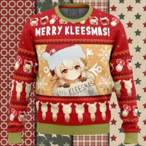 Merry Kleesmas Klee Genshin Impact Ugly Christmas Sweater