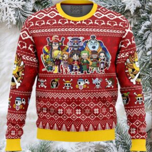 Merry Mugiwara Pirates One Piece Ugly Christmas Sweater